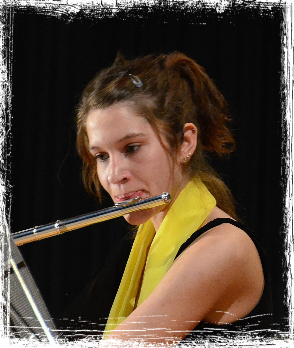 Aurélie à la flûte